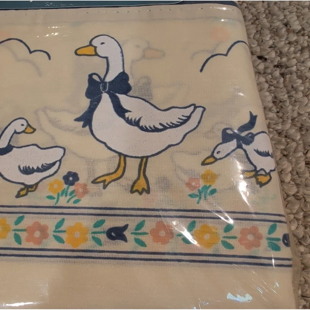 Vintage Criterion Dan River Follow the Leader Twin Sheet Set Goose Country